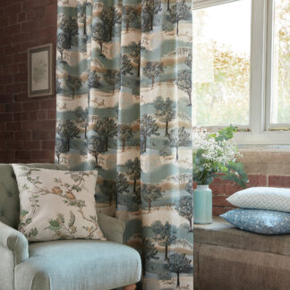 HARTINGTON Jade Green - Laura Ashley Curtain Fabric