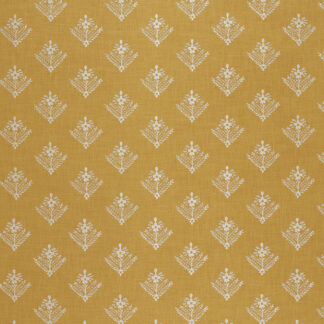 LADY FERN EMBROIDERY Dijon - Laura Ashley Curtain Fabric