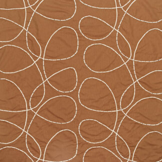 Wind EBONY 5 Brown Wind Curtain Fabric Rotterdam