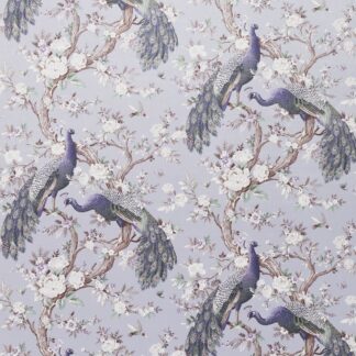 BELVEDERE VELVET Pale Iris - Laura Ashley Curtain Fabric