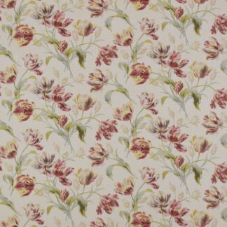 GOSFORD Cranberry - Laura Ashley Curtain Fabric
