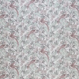 OSTERLEY BIRDS Mulberry - Laura Ashley Curtain Fabric